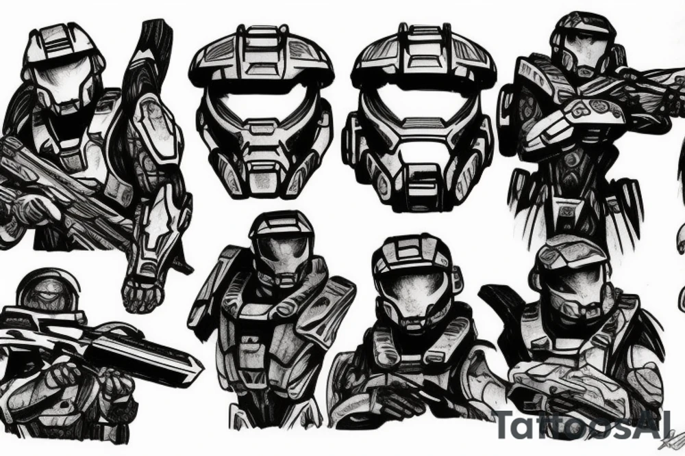 Halo reach tattoo idea