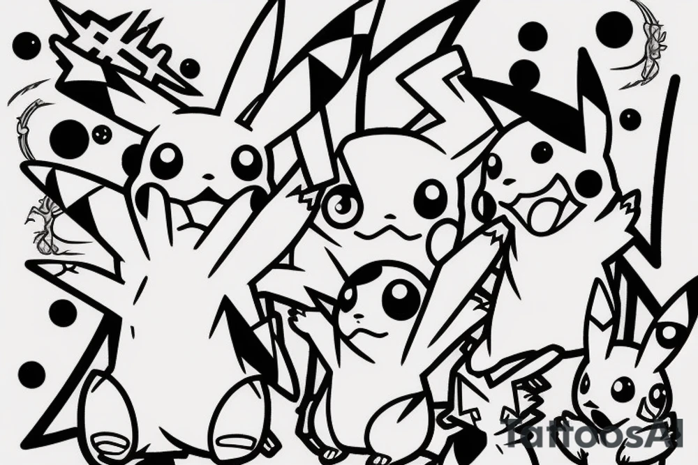 Pikachu tattoo idea