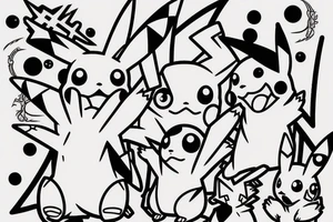Pikachu tattoo idea