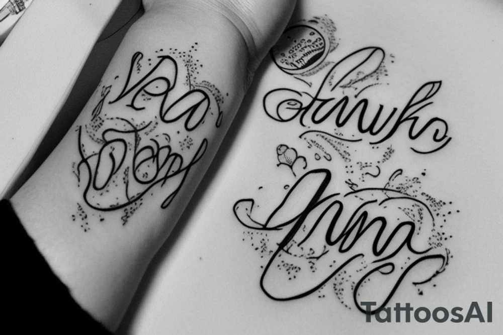 Name of my parents which is SUSHMA ARVIND
Tatto should dedicate that they are my life tattoo idea