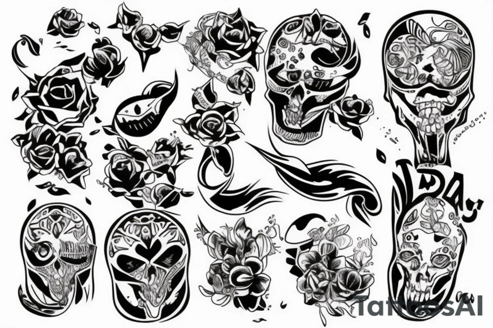 mão destruindo ampulheta tattoo idea