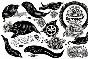 Big seal tattoo idea