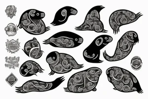 Big seal tattoo idea