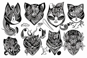 kot w butach tattoo idea