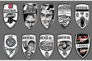 Arsenal football club tattoo idea
