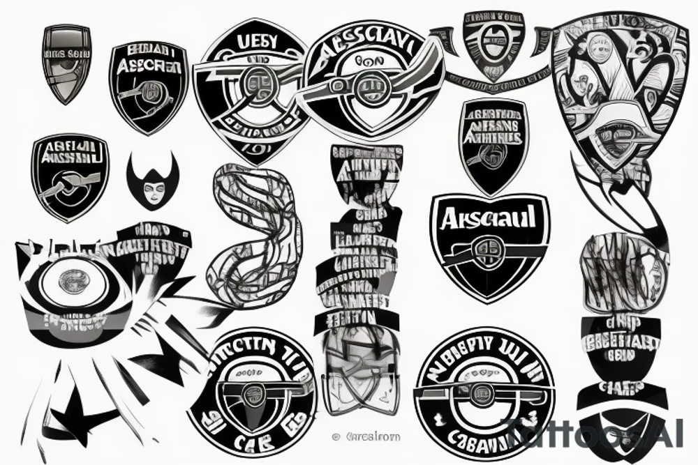 Arsenal football club tattoo idea