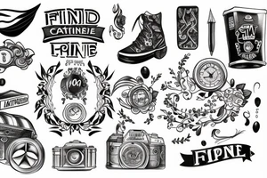 finish line tattoo idea