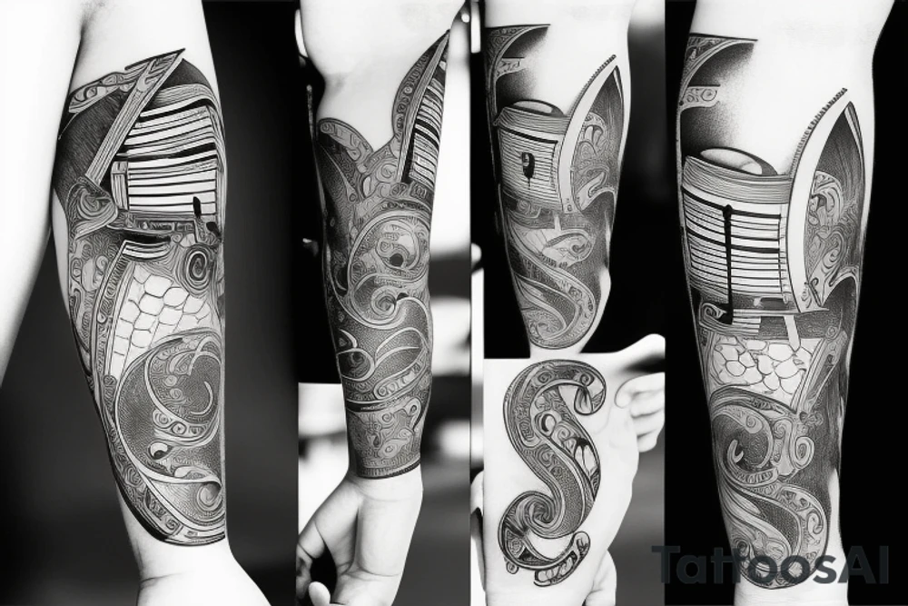 music tattoo idea