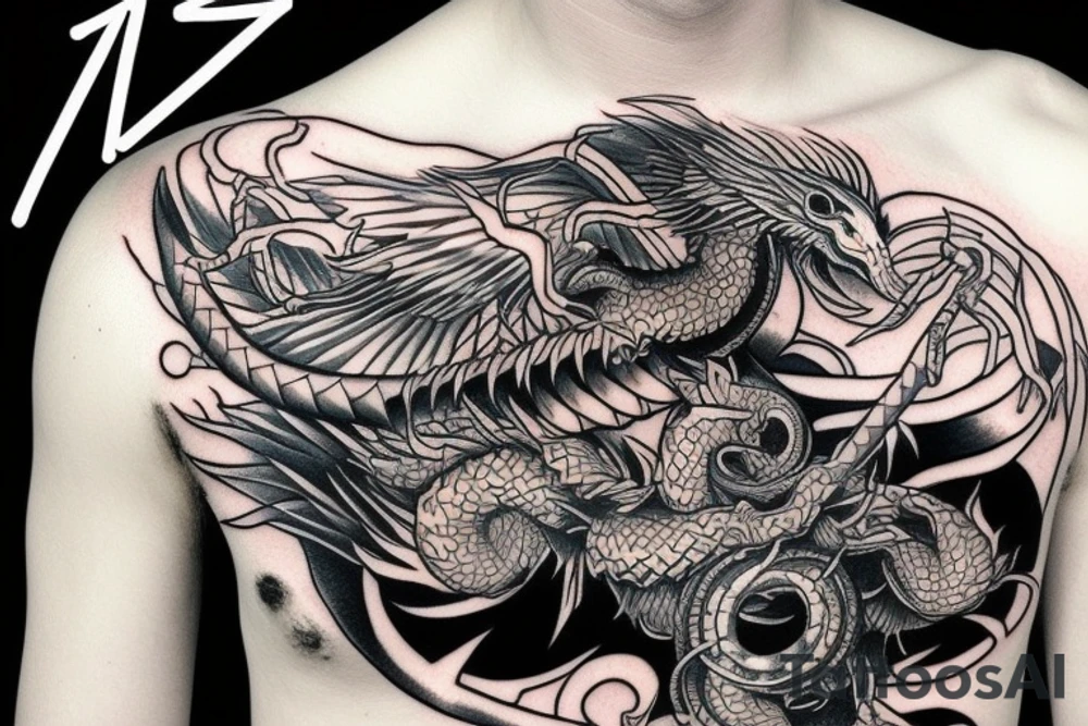 Quetzalcoatl tattoo idea