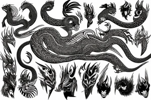 Quetzalcoatl tattoo idea