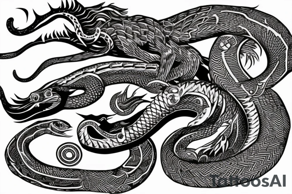 Quetzalcoatl on the arm tattoo idea