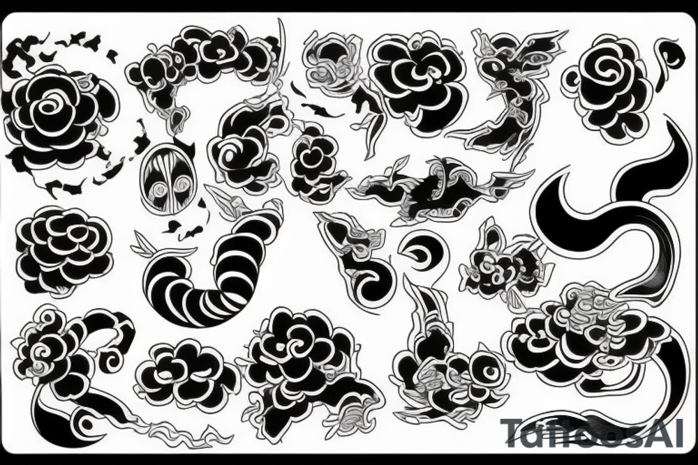 Japanese themed tattoo tattoo idea