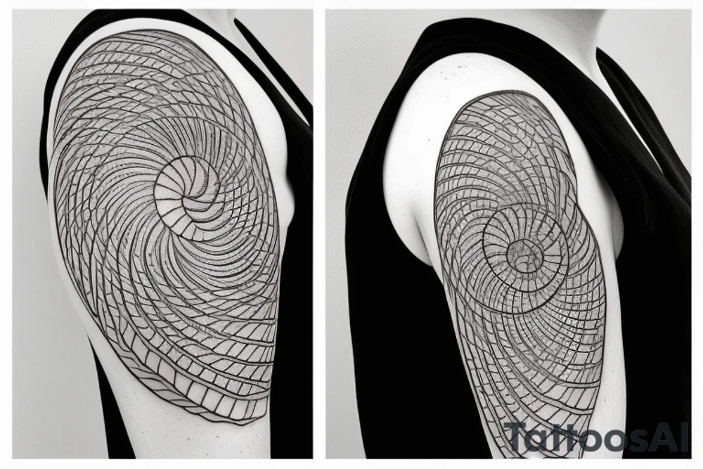 Fibonacci spiral tattoo idea
