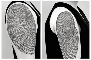 Fibonacci spiral tattoo idea