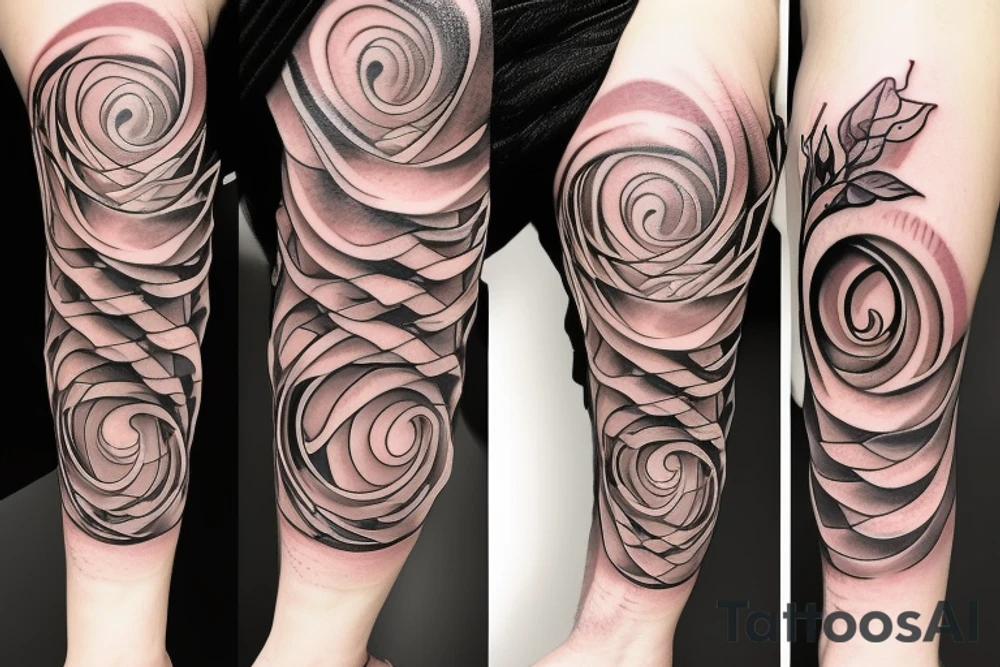 Fibonacci spiral tattoo idea