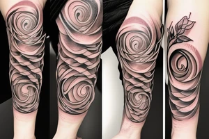 Fibonacci spiral tattoo idea