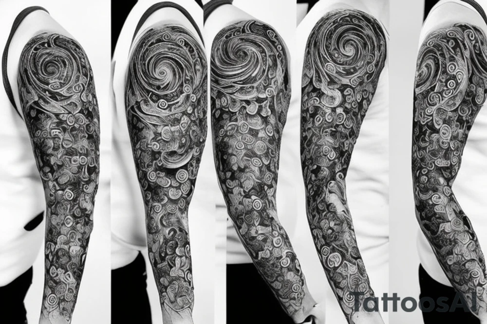 Fibonacci spiral tattoo idea