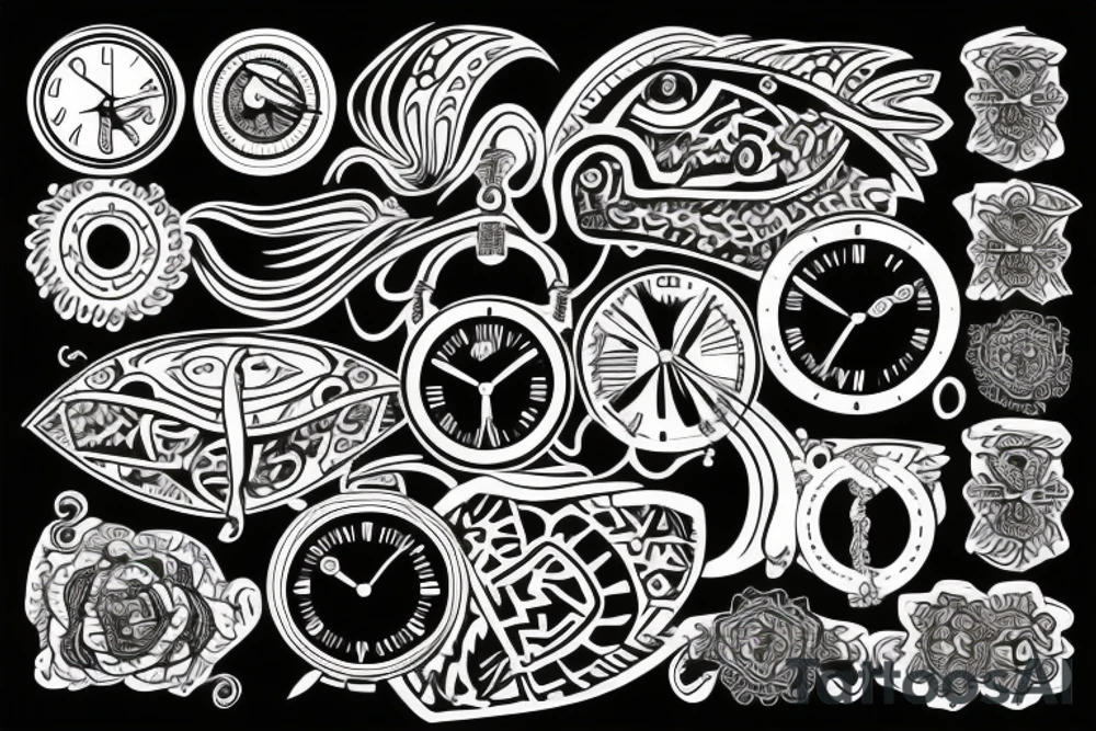Clock tattoo idea