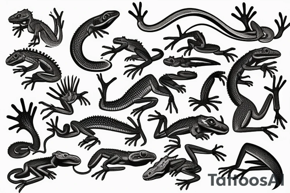 Lizard tattoo idea