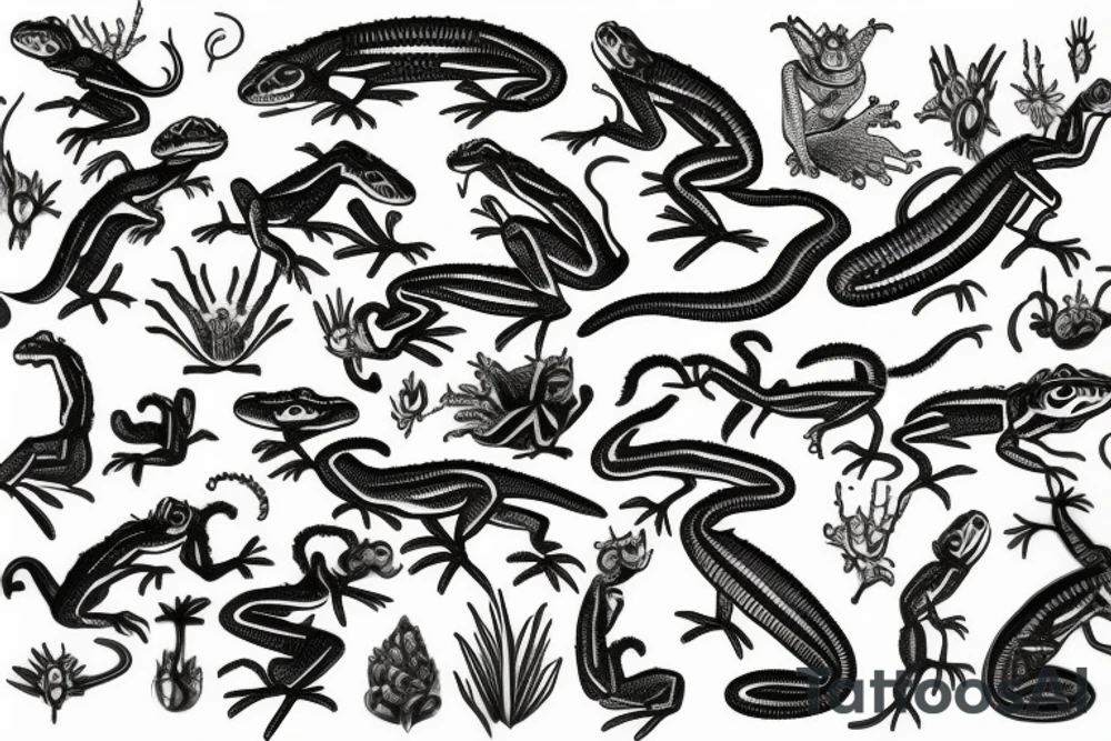 Lizard tattoo idea