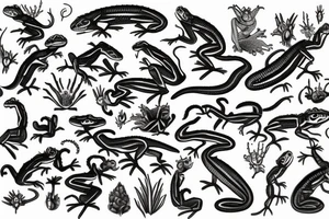 Lizard tattoo idea