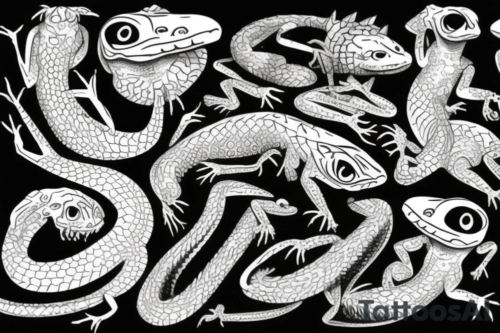 Lizard tattoo idea