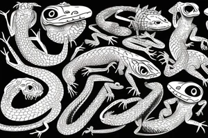 Lizard tattoo idea