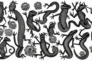 Lizard tattoo idea