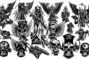 Warhammer 40k, Angel of death tattoo idea