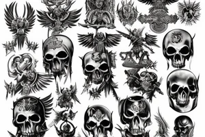 Warhammer 40k, Angel of death tattoo idea