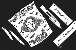 Arm band with a Taurus symbol tattoo idea