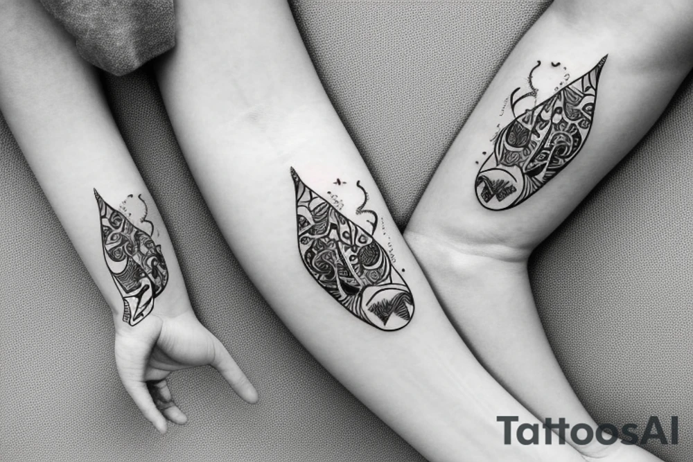 ForeArm band with a Taurus symbol tattoo idea