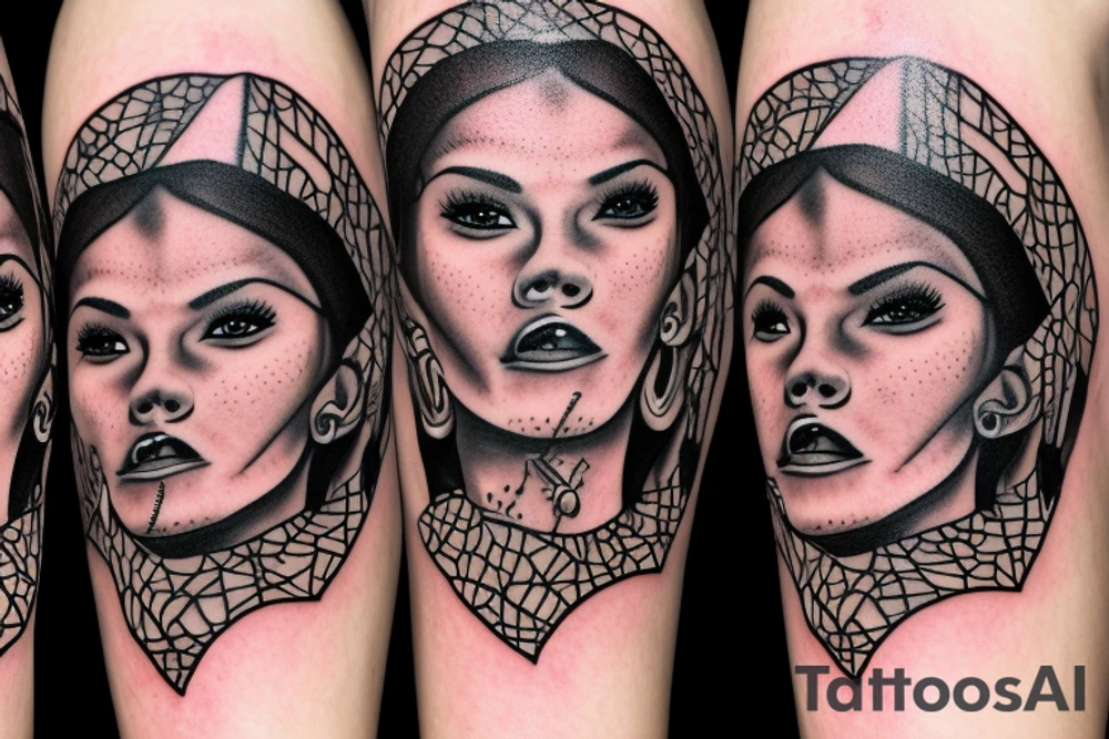 the word  "HOODRAT" above my ear on the left side of my head. tattoo idea