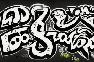HOODRAT in graffiti text. tattoo idea