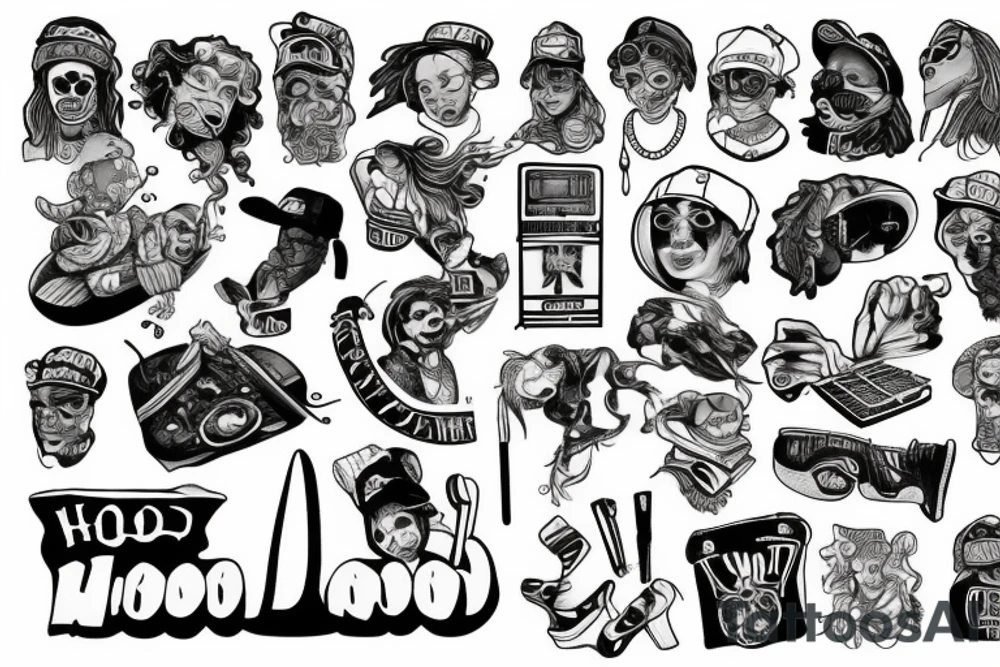 "HOODRAT" tattoo idea