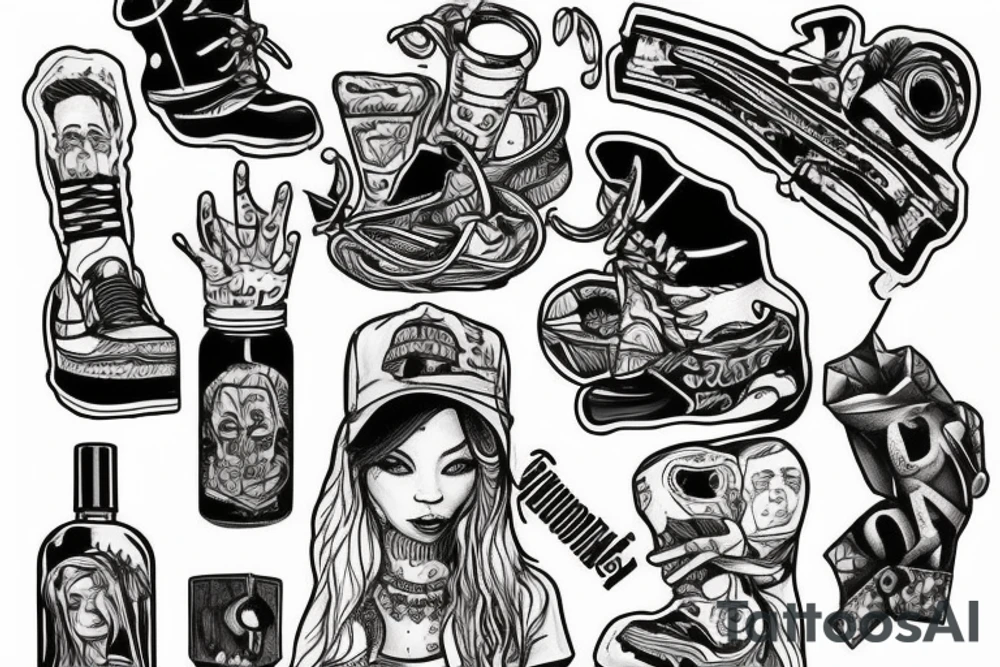 "HOODRAT" tattoo idea