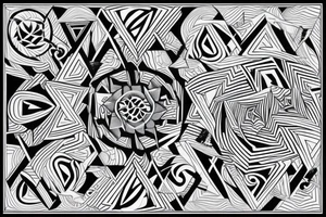 Trippy optical illusion tattoo idea