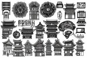architecture tattoo idea