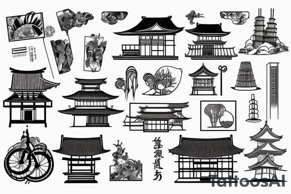architecture tattoo idea