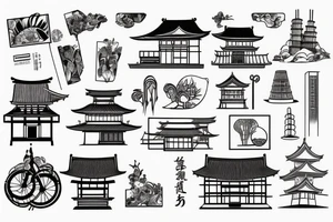 architecture tattoo idea