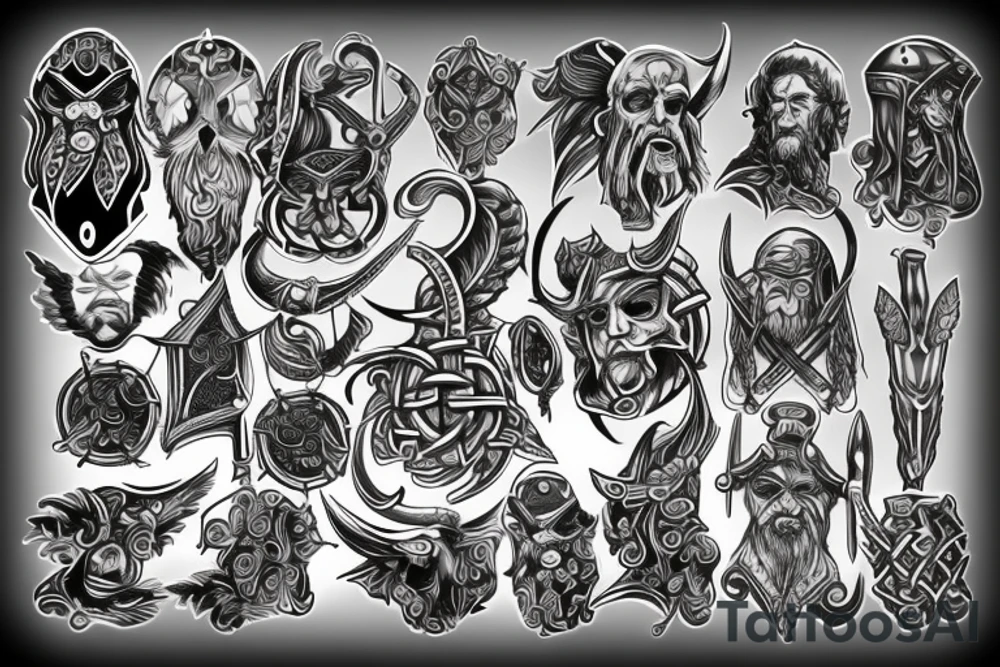 Viking tattoo tattoo idea