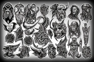 Viking tattoo tattoo idea