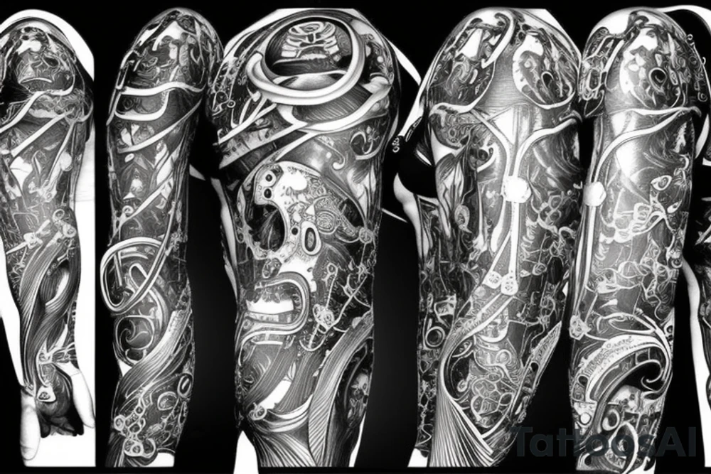 rod of caduceus tattoo idea