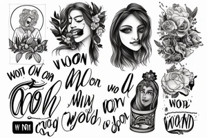 God is not a woman
He won't wipe away your tears
The holy books they always end up
Lonesome and dog-eared tattoo idea
