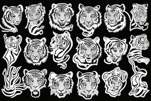 Tiger with a soft soul but strong hearted tattoo idea