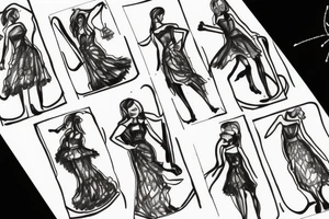 Dancing alone in paris tattoo idea
