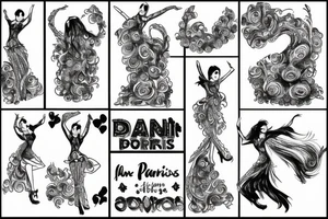 Dancing alone in paris tattoo idea