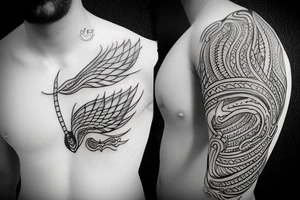 river with name "Priyansh" tattoo idea