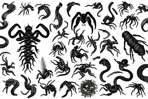 Scorpion zodiac tattoo idea