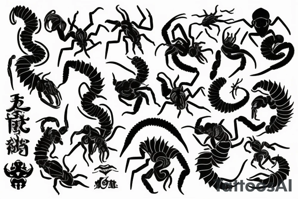 Scorpion zodiac tattoo idea